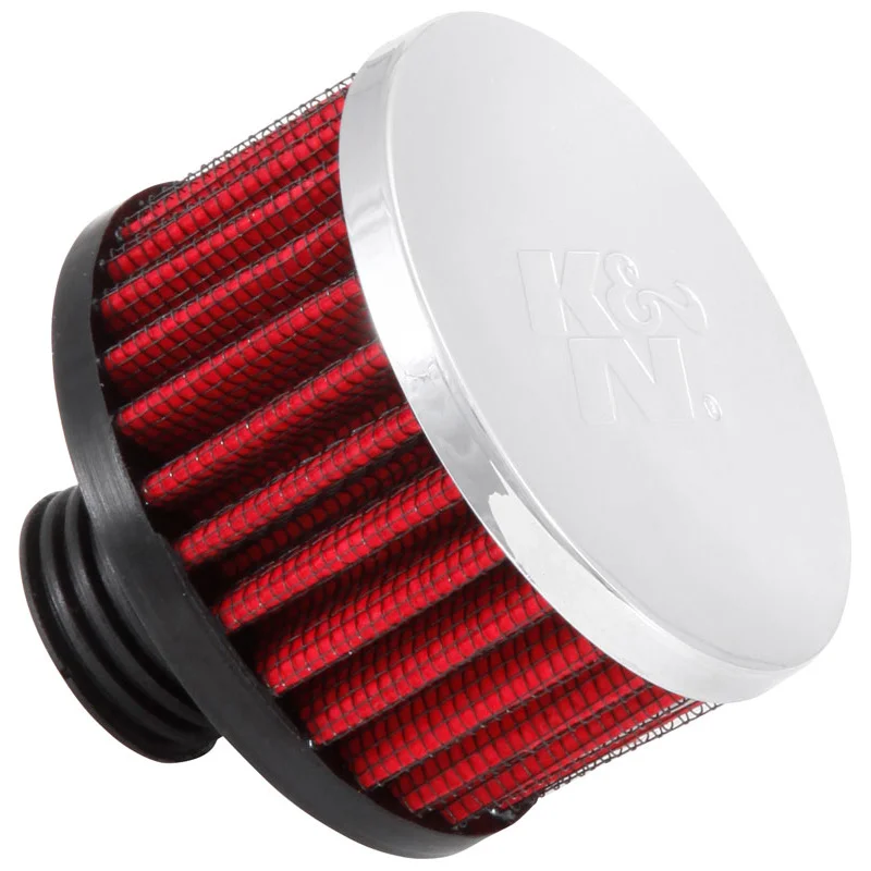 K&N Carterontluchtingsfilter - rubber onderplaat - 13mm aansluiting (62-1495)