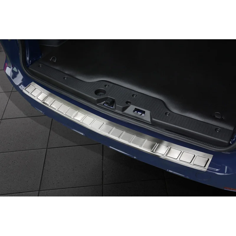 Avisa RVS Achterbumperprotector passend voor Dacia Dokker 2012-2017 & 2017- - Zilver