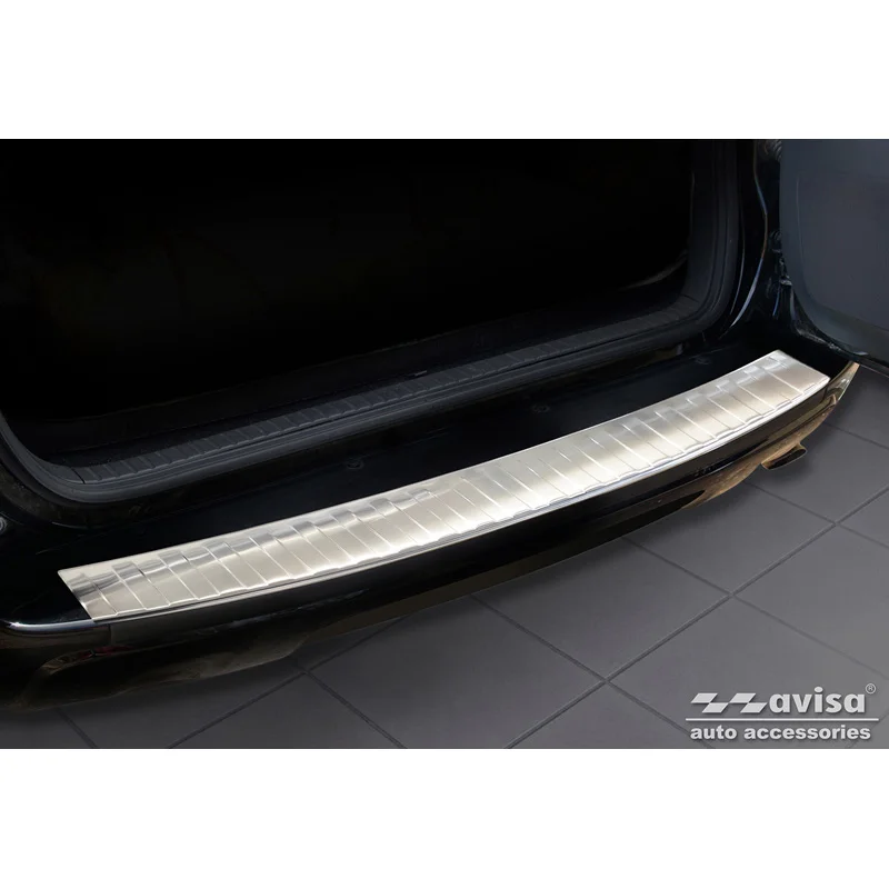 Avisa RVS Achterbumperprotector passend voor Toyota RAV-4 FL 2008-2010 (alleen met reservewiel) - Zilver