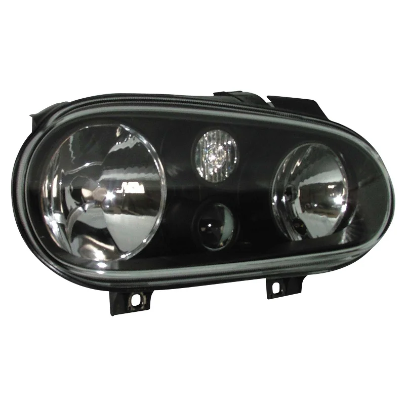TYC Set Koplampen passend voor Volkswagen Golf IV 1998-2003 – Zwart – incl. mistlampen