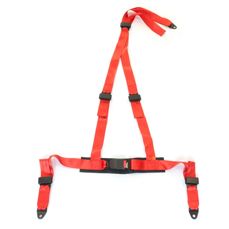 AutoStyle Racing Sportgordel 3-Punts Rood + E-keur (2-inch)