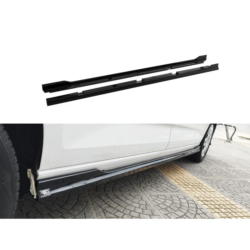 Motordrome Sideskirts passend voor Volkswagen Caddy Maxi V Box/MPV 2020- & Ford Transit/Tourneo Connect L2 2024- (ABS)