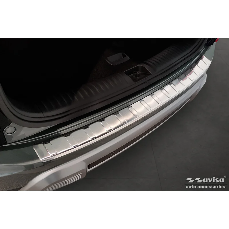 Avisa RVS Achterbumperprotector passend voor SsangYong Torres (J100) 2022- - Zilver