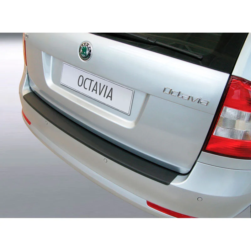 RGM ABS Achterbumper beschermlijst passend voor Skoda Octavia Kombi 2009-2013 Zwart