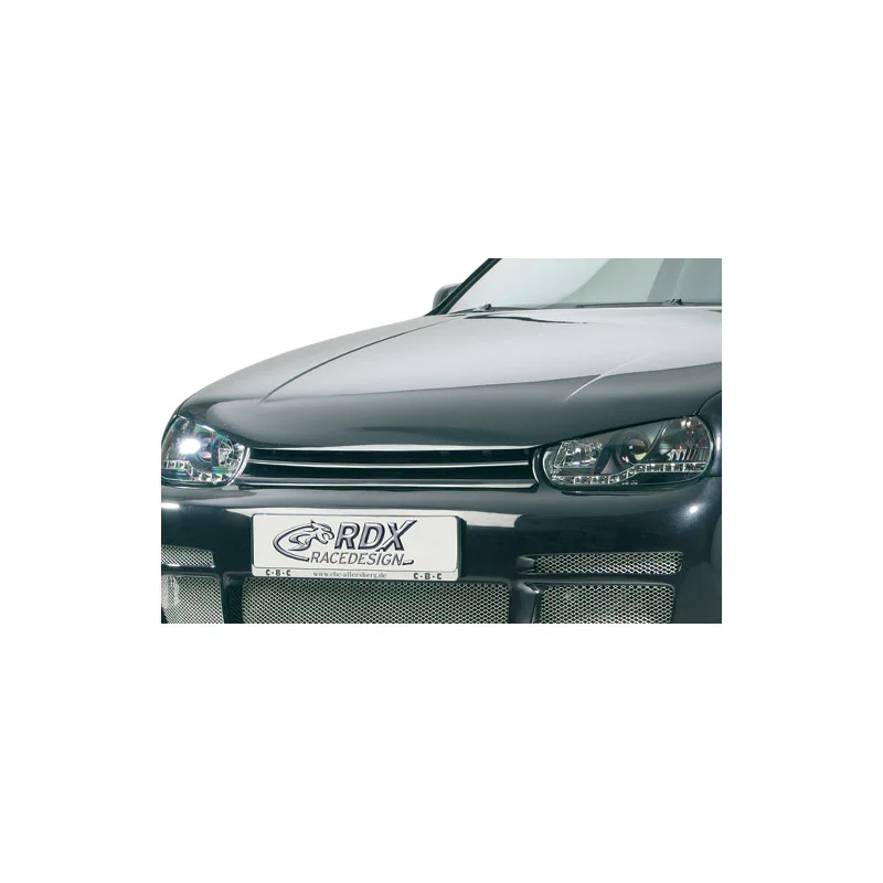 RDX Motorkapverlenger passend voor Volkswagen Golf IV 1997-2004 + geïntegreerd half maantje (Metaal)