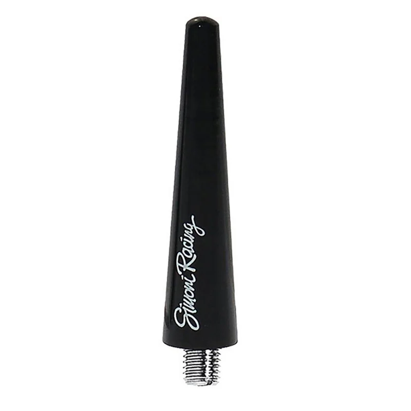 Simoni Racing Aluminium Antenne Short - Zwart - Lengte 6cm