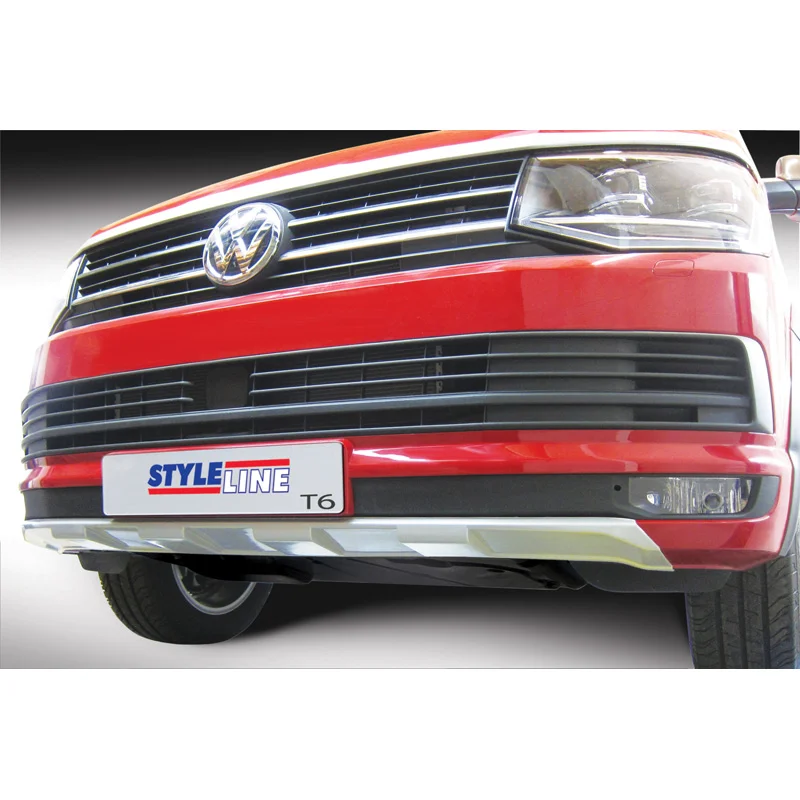 RGM Voorspoiler ‘Skid-Plate’ passend voor Volkswagen Transporter T6 2015-2020 Zilver