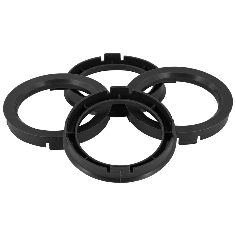 Set TPI Centreerringen - 74.1->72.6mm - Zwart