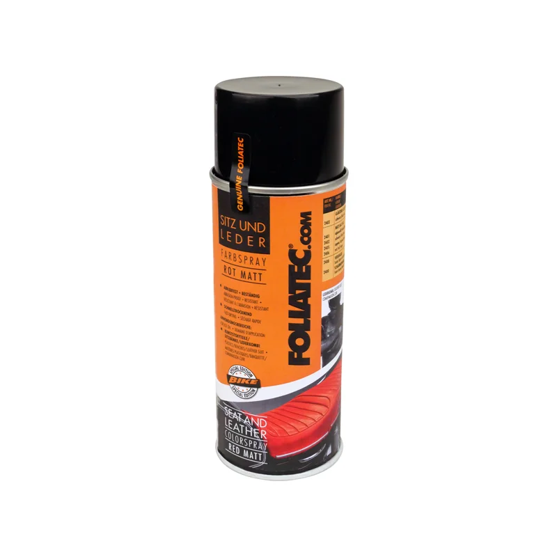Foliatec Seat & Leather Color Spray – mat rood 1x400ml