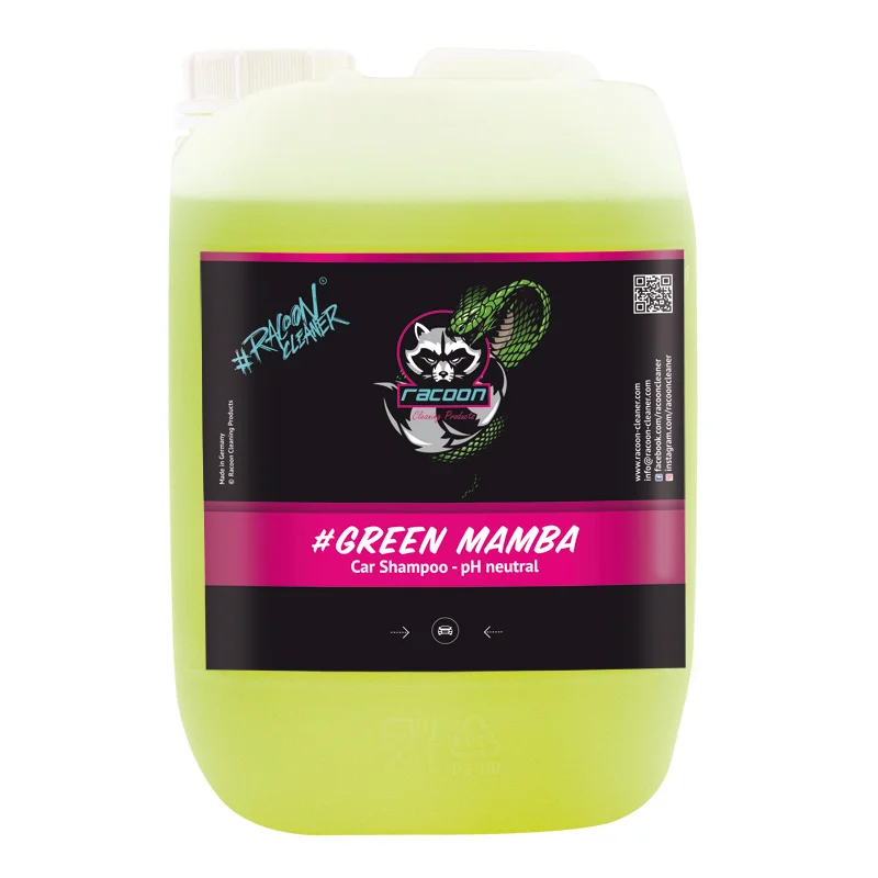 Racoon GREEN MAMBA Car Shampoo / pH neutraal - 5000ml