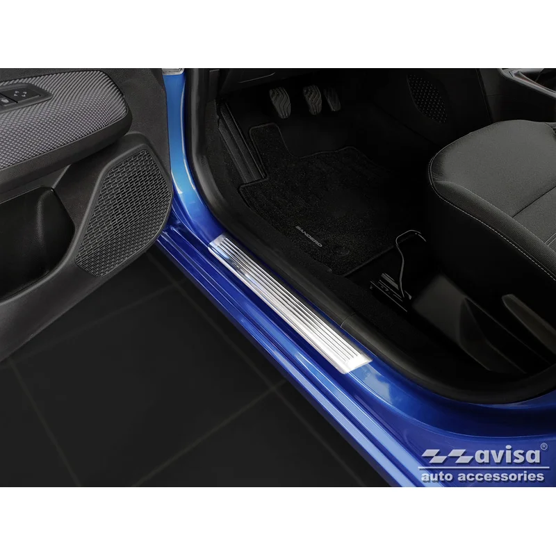 Avisa RVS Instaplijsten passend voor Dacia Sandero III 2020- incl. Stepway 'Lines' - 4-delig