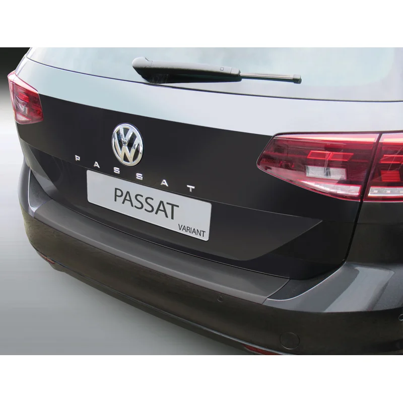 RGM ABS Achterbumper beschermlijst passend voor Volkswagen Passat (3G) Variant/Alltrack Facelift 2019- Zwart