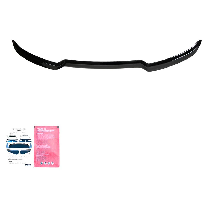 Oneway Dakspoiler (Cap) passend voor Audi SQ7/Q7 S-Line (4M) 2015- – Glanzend zwart