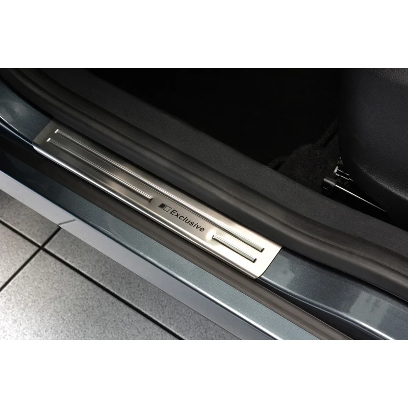 Avisa RVS Instaplijsten passend voor Skoda Yeti 2013-2017 - 'Exclusive' - 4-delig