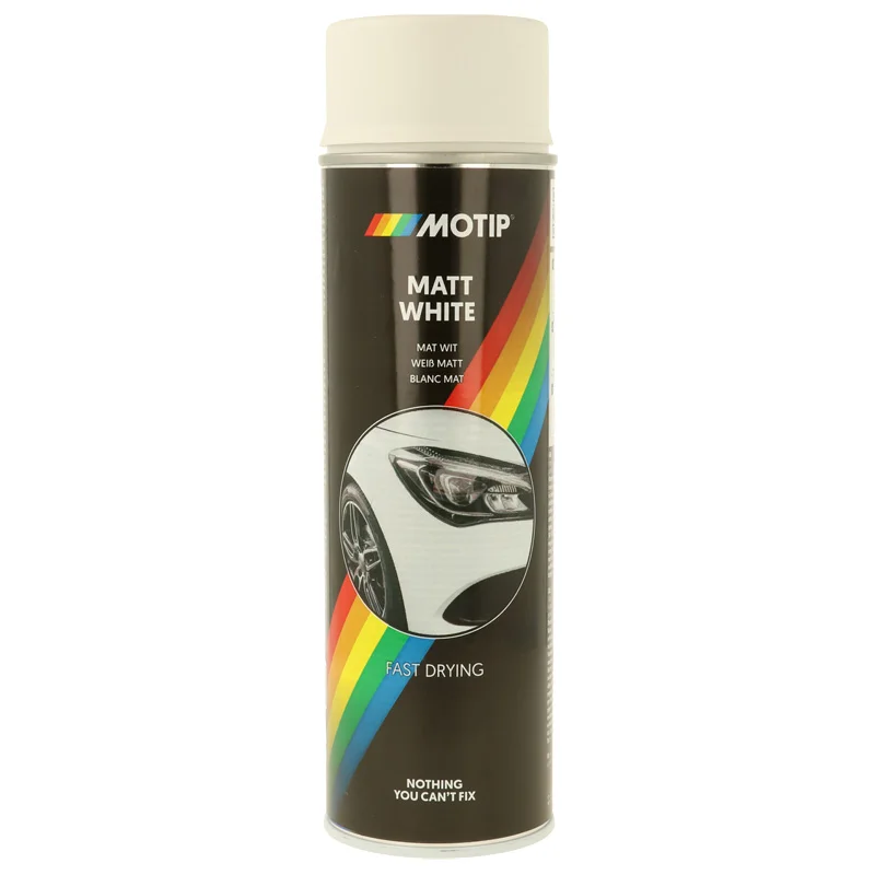 Motip Rallye Lak - Wit mat - 500ml