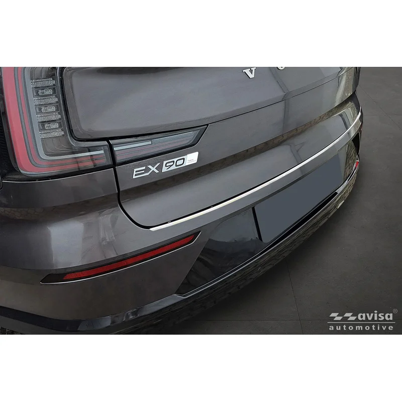 Avisa RVS Achterbumperprotector passend voor Volvo EX90 2022- - Zilver