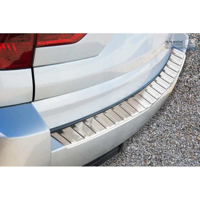 Avisa RVS Achterbumperprotector passend voor BMW X3 (E83) Facelift 2006-2010 - Zilver