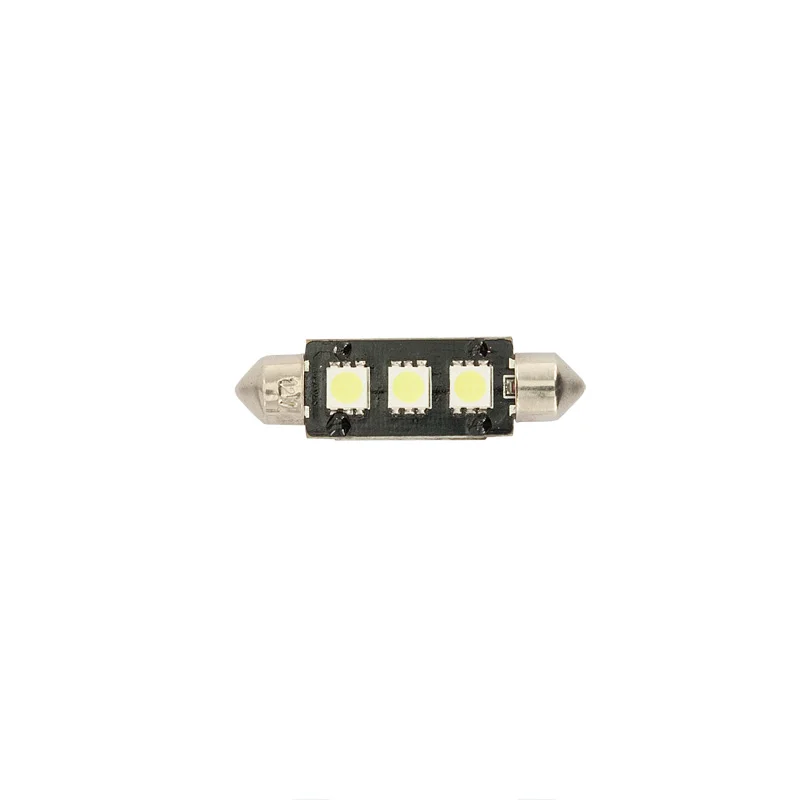 AutoStyle Festoon Lamp 3Q SMD Xenon-Optiek 11x43mm 12V, per stuk, met CAN-bus ondersteuning