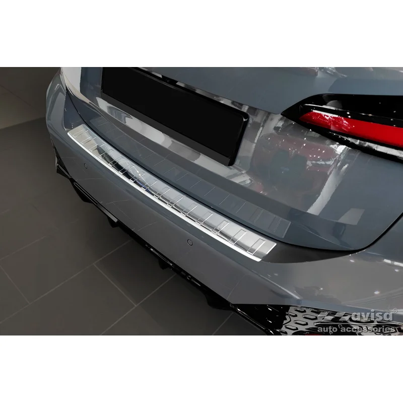 Avisa RVS Achterbumperprotector passend voor BMW 2-Serie Active Tourer U06 M-Pakket 2021- - Zilver