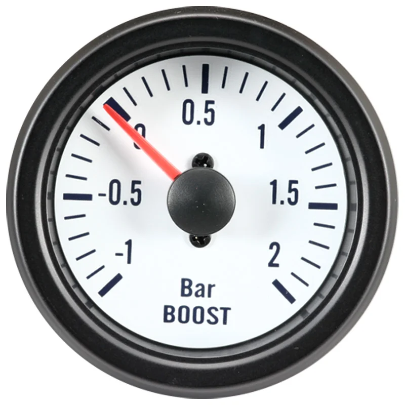 AutoStyle Performance Instrument Wit Turbodrukmeter +2,0>1 bar 52mm