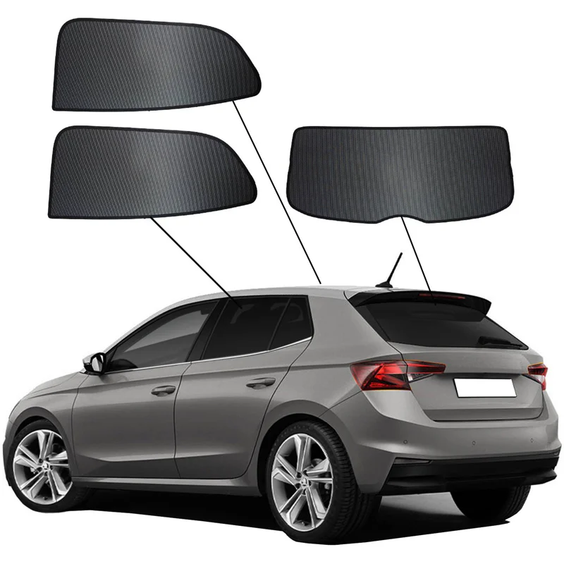 SunClip Zicht- & Zonwering passend voor Skoda Fabia IV (PJ3) HB 5-deurs 2021-
