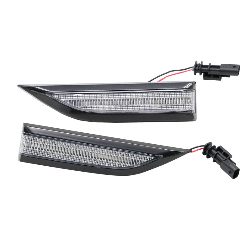 AutoStyle Set LED Zijknipperlichten passend voor Volkswagen Transporter T6 2015-2020 – Wit – incl. Dynamic Running Light