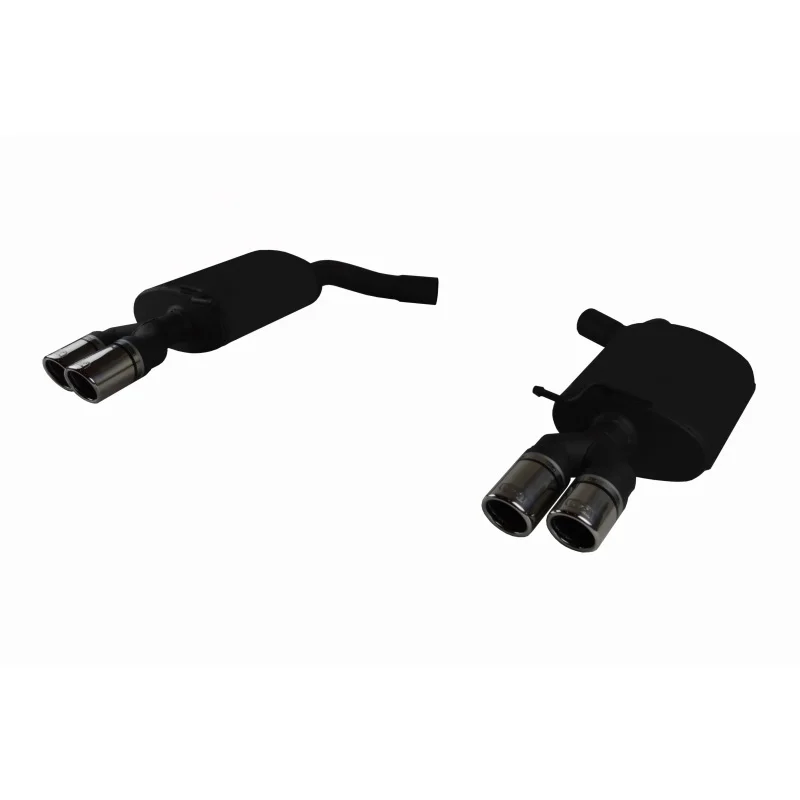 Ulter Sport Dubbele Sportuitlaat passend voor Audi A4 (B7) Quattro Avant 2.0 TFSI 147kW 2004-2007 2x70mm