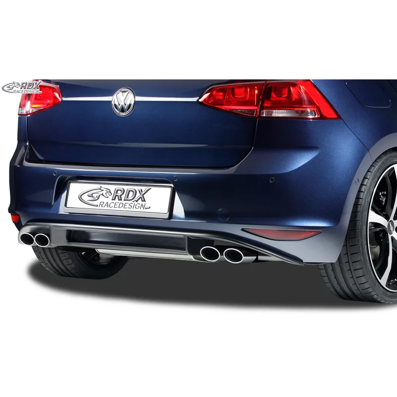 RDX Achterskirt ‘Diffusor’ passend voor Volkswagen Golf VII HB 3/5-deurs 2012- ‘R-Look’ excl. GTi/GTD (PUR)