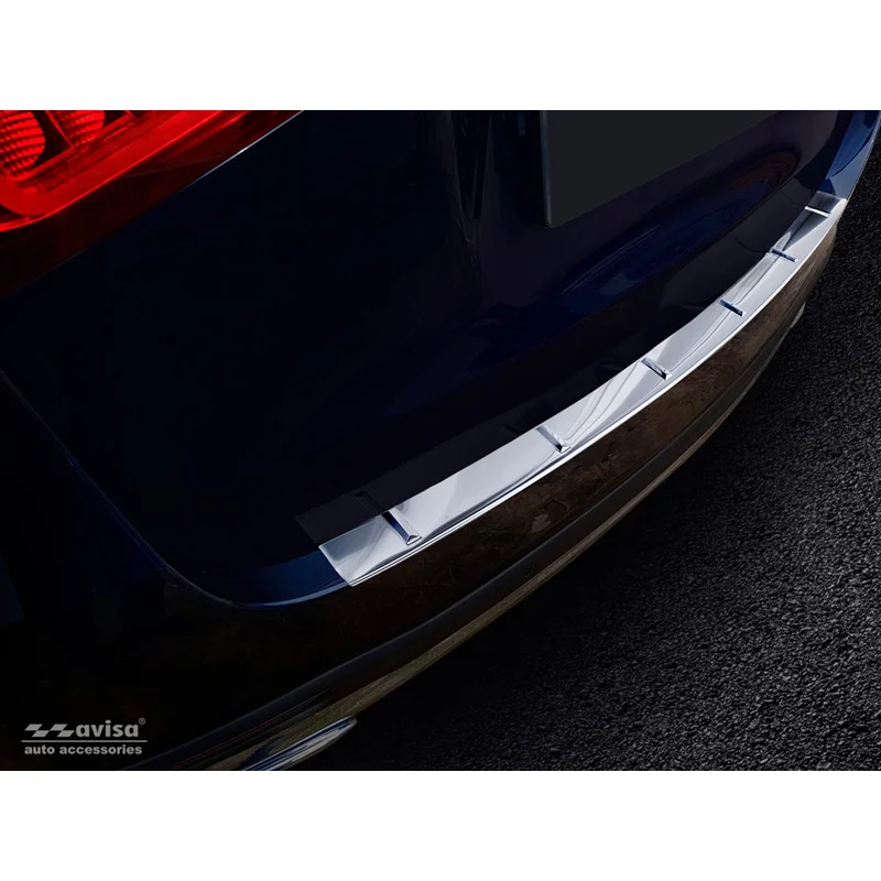 Avisa RVS Achterbumperprotector passend voor Mercedes GLE II (W167) 2019-2023 incl. 53 AMG - Zilver
