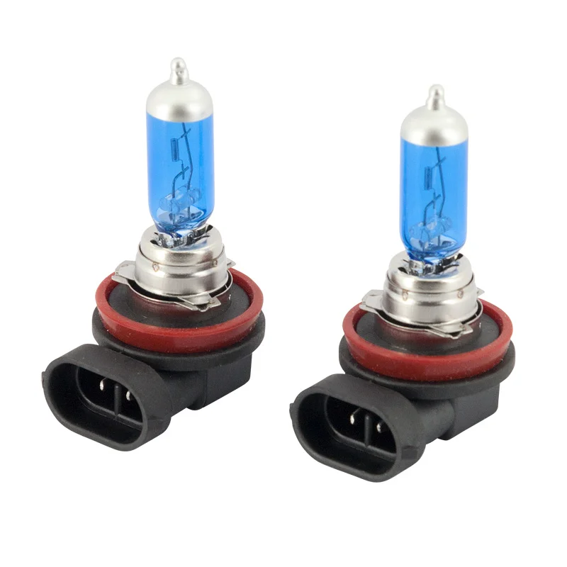 AutoStyle SuperWhite Blauw H8 35W/12V/4000K Halogeen Lampen, set à 2 stuks (E4)