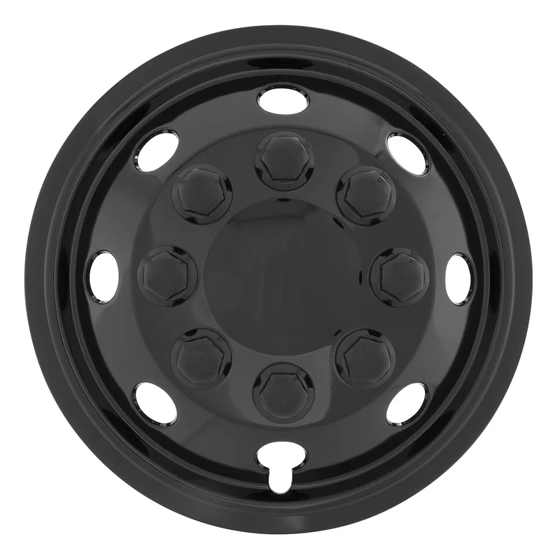 AutoStyle 4-Delige Wieldoppenset Utah 16-inch glanzend zwart (extra bol)