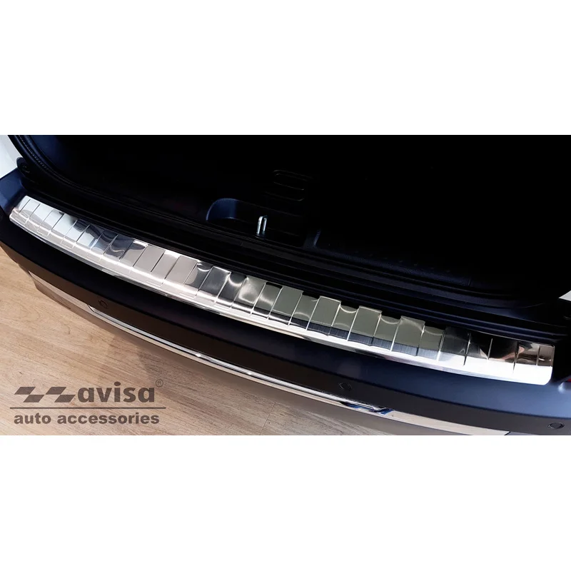 Avisa RVS Achterbumperprotector passend voor Jeep Cherokee V FL 2018- - Zilver