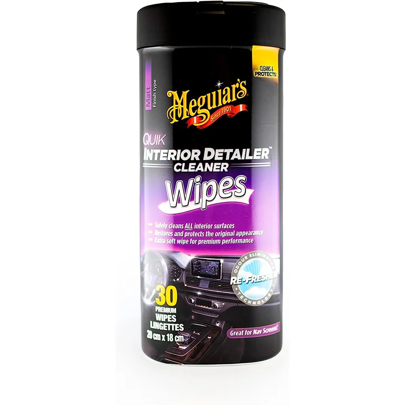 Meguiar’s Quik Interior Detailer Wipes 30 stuks