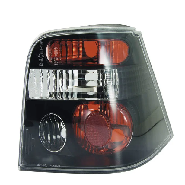 AutoStyle Set Achterlichten passend voor Volkswagen Golf IV 1998-2003 excl. Variant - Zwart/Rookgrijs