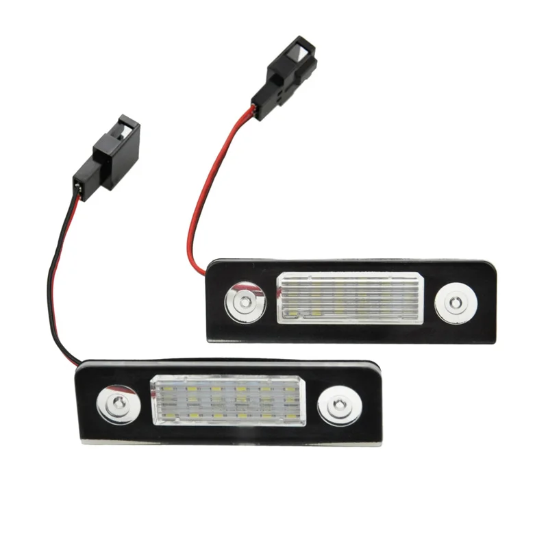 AutoStyle Set LED Nummerplaatverlichting passend voor Skoda Octavia & Roomster 2004-2013