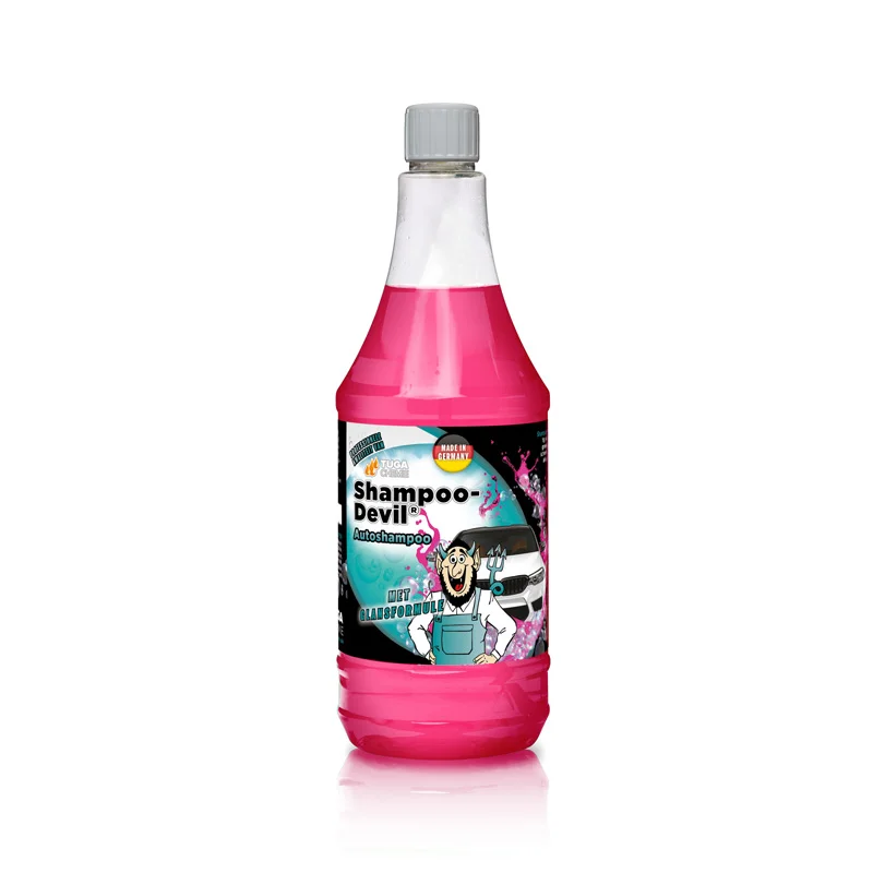 Tuga Chemie Shampoo-Teufel - Autowasshampoo - Roze - 1000ml - met Glansformule