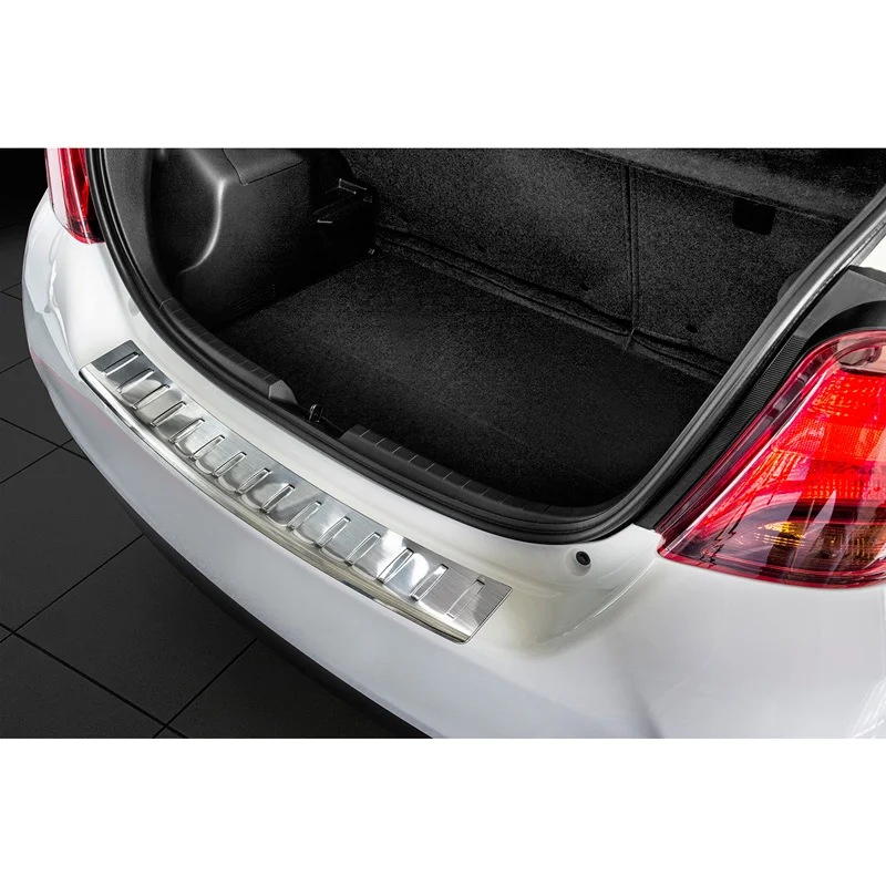 Avisa RVS Achterbumperprotector passend voor Toyota Yaris III 2014-2019 - Zilver