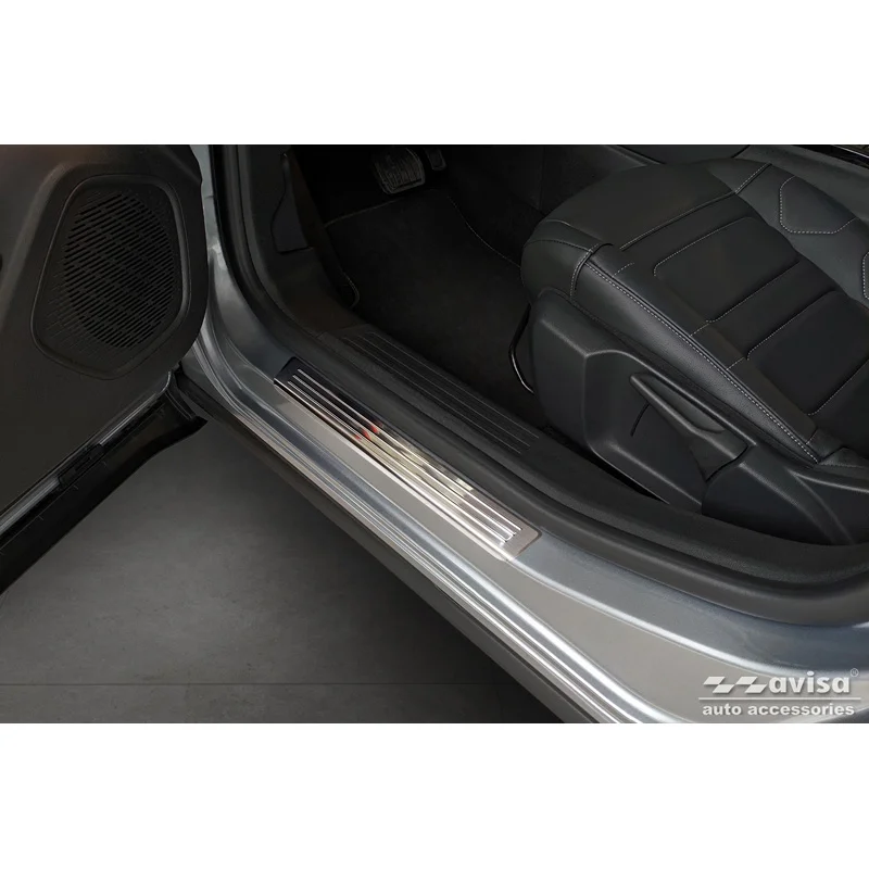 Avisa RVS Instaplijsten passend voor Citroën C4 III 2020- & C4 X 2022- 'Lines' - 4-delig