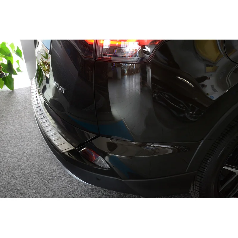 Avisa RVS Achterbumperprotector passend voor Toyota RAV4 2015- - Zilver