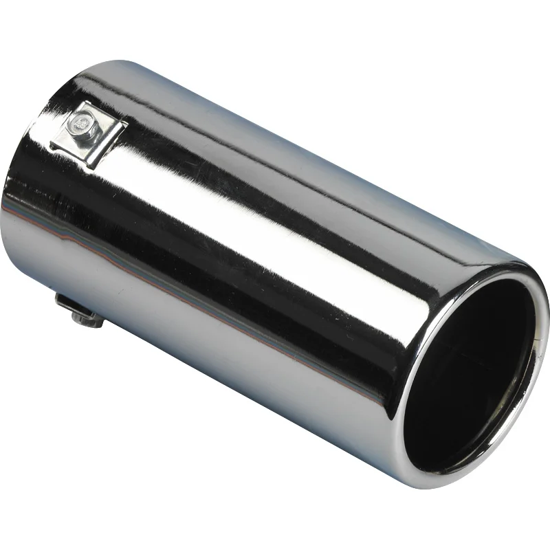 AutoStyle Uitlaatsierstuk Staal/Chroom - rond 80mm - lengte 170mm - 40-77mm aansluiting