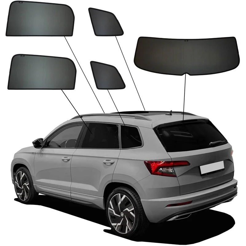 SunClip Zicht- & Zonwering passend voor Skoda Karoq (NU) 2017-