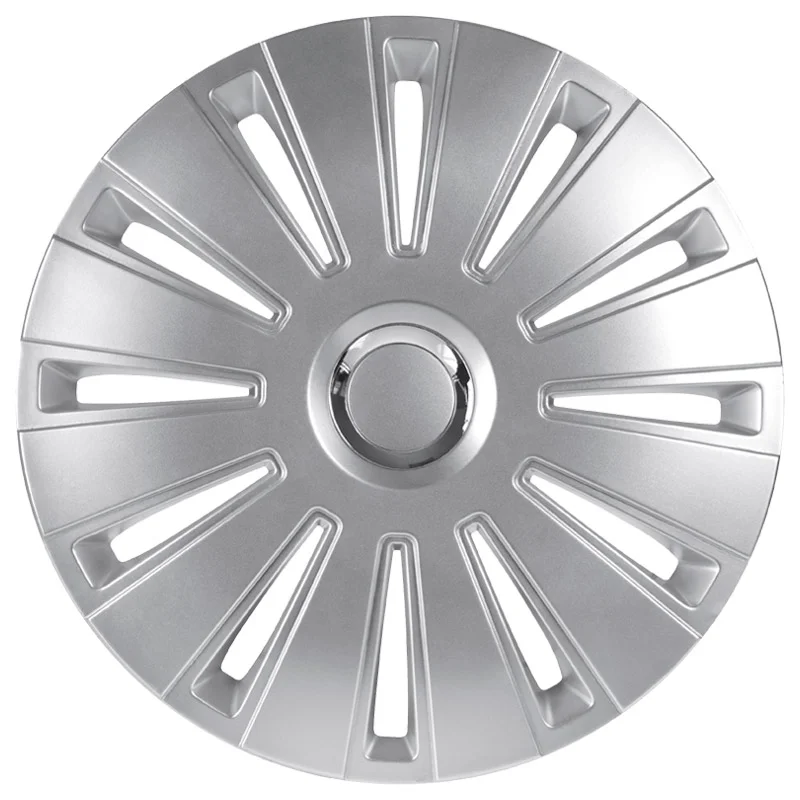AutoStyle 4-Delige Wieldoppenset Daytona Pro 13-inch zilver/chroom ring
