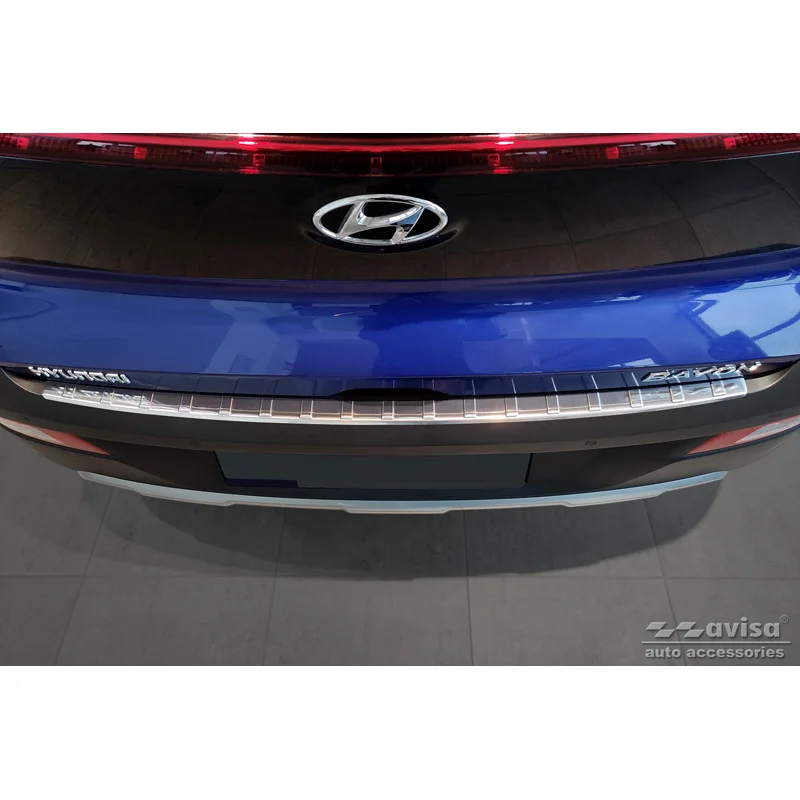 Avisa RVS Achterbumperprotector passend voor Hyundai Bayon 2021- - Zilver