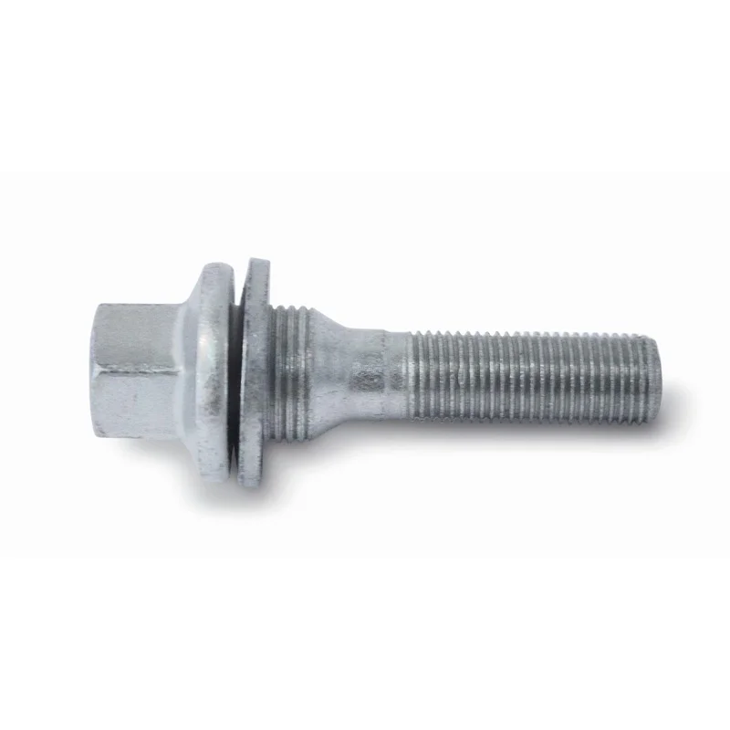 H&R Wielbout vlak met ring M12x1.25 - Lengte 49mm (Bv. passend voor Citroën, Peugeot)