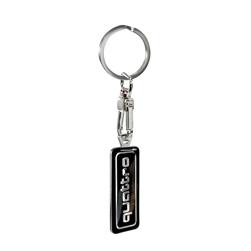 Avisa RVS sleutelhanger - 'Quattro' Zwart