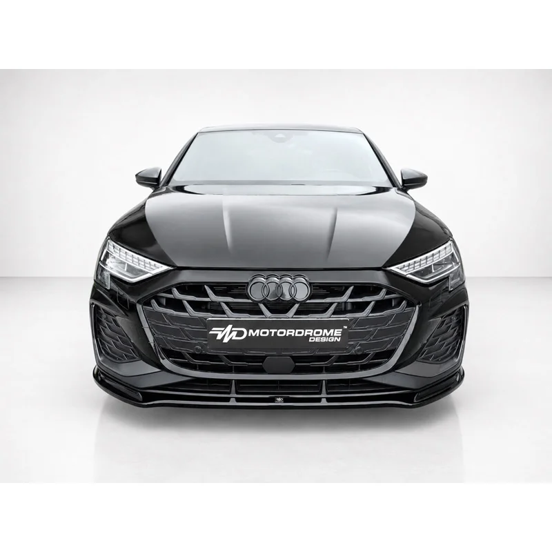 Motordrome Voorspoiler passend voor Audi A3 (8Y) Sportback & Sedan S-Line / S3 Facelift 2024- (ABS)