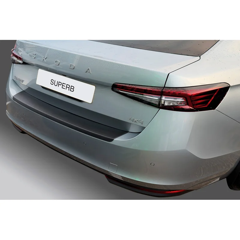 RGM ABS Achterbumper beschermlijst passend voor Skoda Superb IV 2024- Zwart