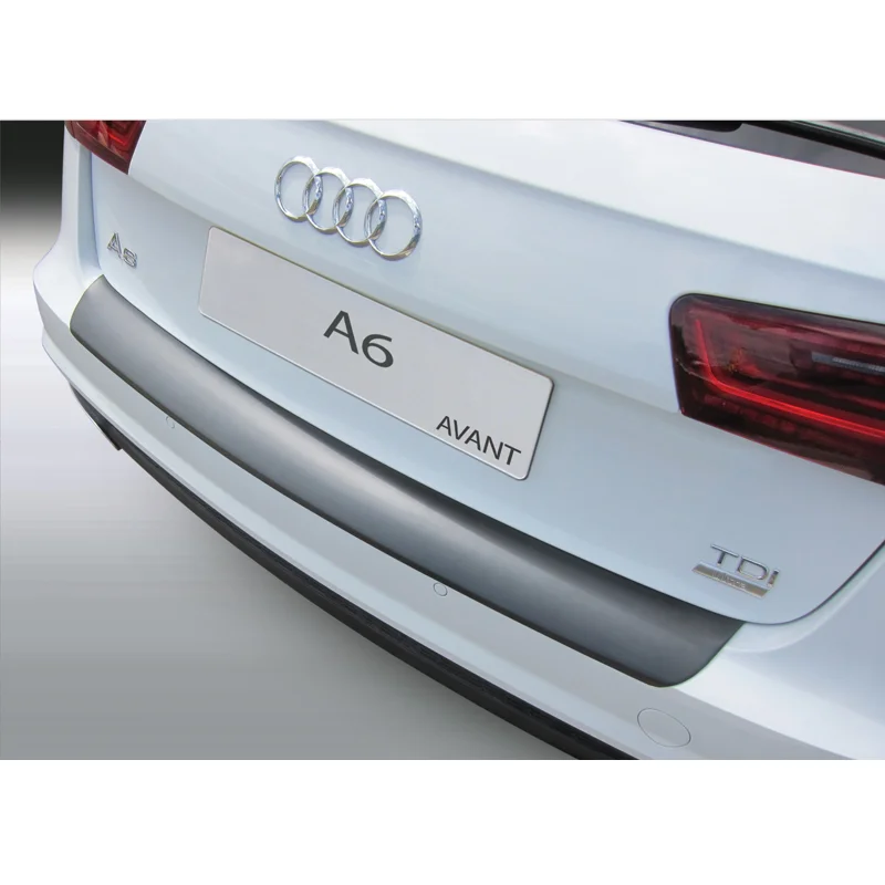 RGM ABS Achterbumper beschermlijst passend voor Audi A6 Avant 9/2014-8/2018 (excl. Allroad/S6/RS6) Zwart