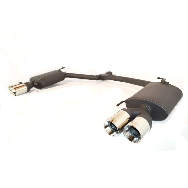 Ulter Sport Dubbele Sportuitlaat passend voor Audi A5 Coupe 2.0 TDI/1.8 TFSI 125kW 2008-2015 2x80mm