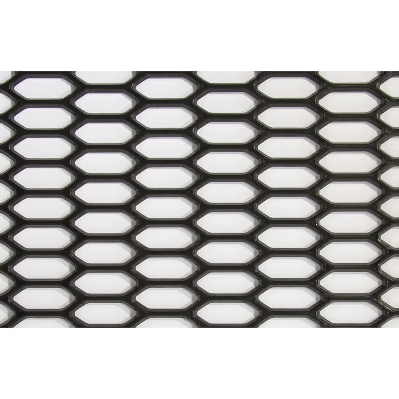 AutoStyle Kunststof Racegaas PP zwart - HEX 30x11mm - 150x30cm